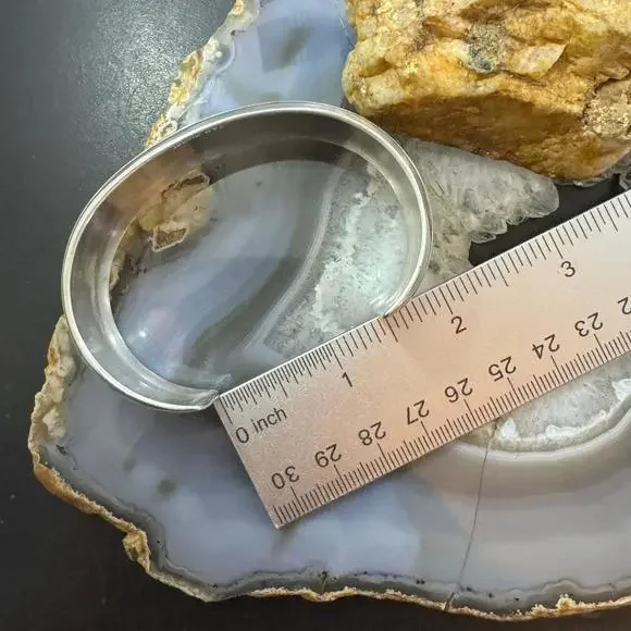 Tommy & Rosita Singer Sterling Silver Overlay Storyteller Unisex Bracelet - Picture 8 of 10